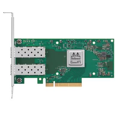 멜라녹스 커넥스-5 3.0x8 25Gbit 듀얼 SFP28 PCIe 네트워크 어댑터 확장 카드 MCX512A-ACAT 제품 유형 광섬유 장비