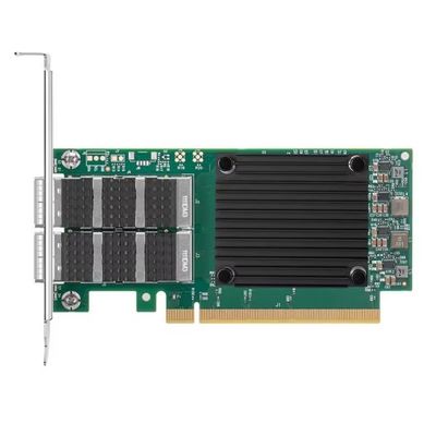 Mellanox QSFP56 네트워크 어댑터 카드 100GbE 듀얼 포트 MCX623106AC-CDAT 광섬유 장비
