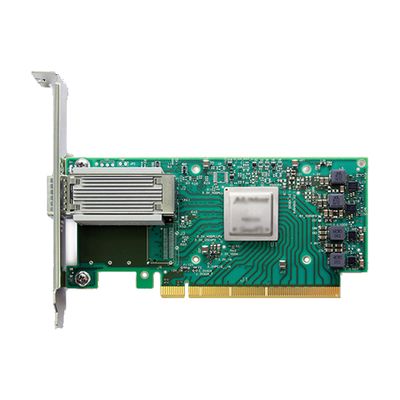Mellanox MCX515A-GCAT 50G 듀얼 포트 네트워크 인터페이스 카드 ConnectX-5 EN 어댑터 SFP 무선 USB 유선 외부 PCIe 컴퓨터