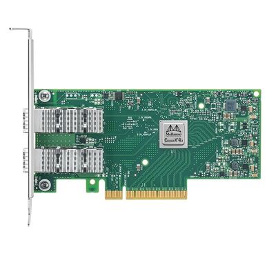 40G 이더넷을 위한 Mellanox MCX653106A-HDAT 40G 듀얼 포트 QSFP56 광섬유 어댑터 카드 1년 보증