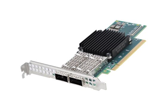 HP CX651105A 커넥트-6 VPI 100Gbps QSFP56 광섬유 서버 네트워크 어댑터 PCIe 3.0 X16 내부 이더넷 카드