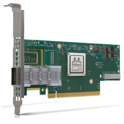 NVIDIA 커넥트-6 VPI 시리즈 MCX654106A-HCAT 이더넷 네트워크 인터페이스 카드 PCIe 3.0x16 듀얼 포트 200Gb/s QSFP56 서버