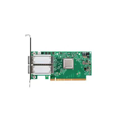 Mellanox MCX654106A-ECAT Connect-6 듀얼 포트 QSFP56 100GbE 유선 네트워크 카드 (데이터 센터 내부 서버 PCIe 재고)