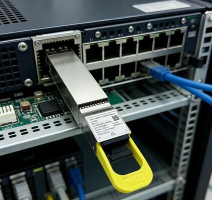 MMS4A00 1600Gbps 2xDR4 듀얼 포트 OSFP 2xMPO 1310nm 싱글 모드 트랜시버 500M 광 모듈