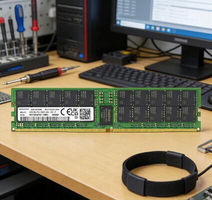 삼성 M321R8GA0PB0-CWMCJ 64GB DDR5 5600MT/s (PC5-44800) ECC RDIMM 2Rx4 1.1V 서버 메모리 RAM