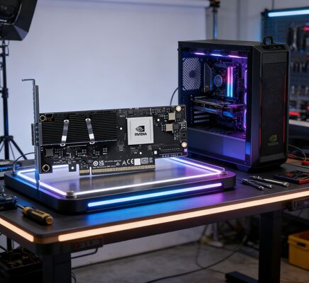 NVIDIA C8220 ConnectX-8 SuperNIC 200GbE/400GbE NDR200 InfiniBand PCIe 6.0 QSFP112 네트워크 카드