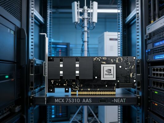 NVIDIA MCX75310AAS-NEAT ConnectX-7 400Gb/s NDR 인피니밴드 싱글 포트 OSFP PCIe 5.0 x16 네트워크 카드