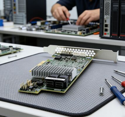 LSI 9361-8i 메가레이드 SAS RAID 컨트롤러 8-포트 12Gb/s PCIe 3.0 x8 SFF8643 저장 카드