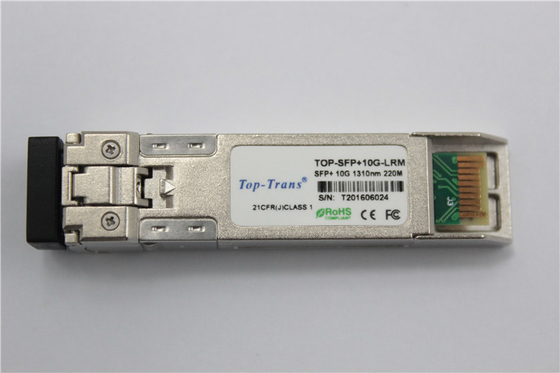 10G 기본적 LRM 광 전송부 220M MMF 1310nm SFP+ 광학 모듈