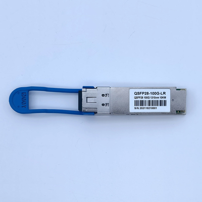 QSFP28 OTU4 100Gbps 112Gbps 광섬유 수신기 모듈 듀얼 데이터 레이트 LWDM4 10KM LR4 SMF