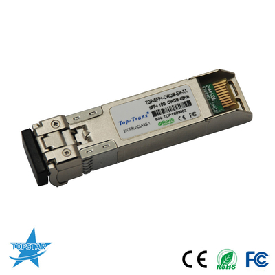 10G 광섬유 채널 CWDM  스프피  광학 모듈 40Km 송수신기 모듈을 위한 애플리케이션