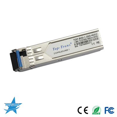 1310nm 1490nm BIDI 스프피 모듈 1.25G 40KM SMF 송수신기