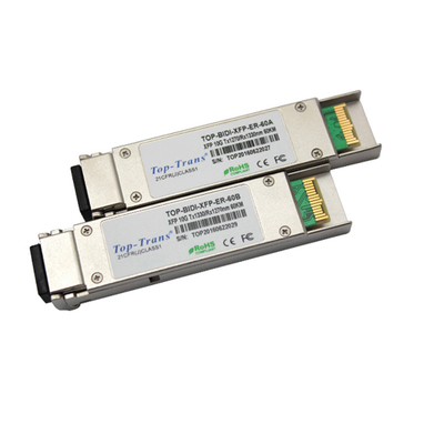 60 킬로미터 BIDI 10G SMF SFP 모듈 1270nm R1330nm 네트워크 솔루션