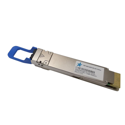 QSFP-DD 주택 400G 광학 모듈 400GBASE-LR8 10 킬로미터 비제로 복귀 LC 연결기