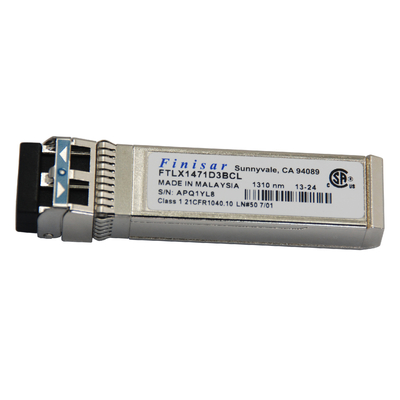 원래 피니사 FTLX1471D3BCL 10G SFP+ 10 킬로미터 광학 모듈