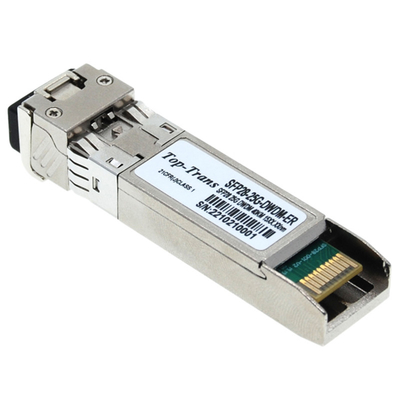 5G 이엇 접근을 위한 25g Sfp28 DWDM 송수신기 25GBASE CPRI C 밴드 40KM SMF 듀얼 LC DOM