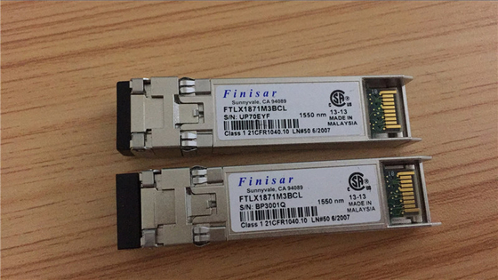 80Km 10G SFP 모듈 단일모드 다중 비율은 끼워 넣을 수 있는 SFP를 뜨겁게 합니다