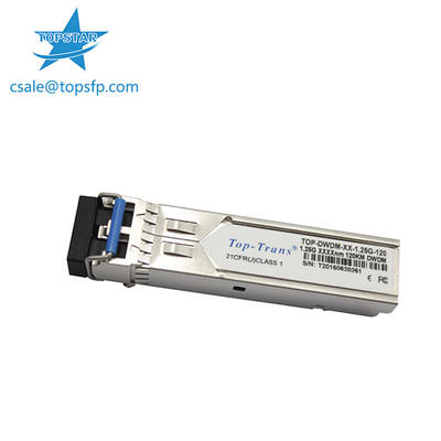 1.25G DWDM SFP 광 전송부 1310nm 120 킬로미터 SMF SFP 모듈